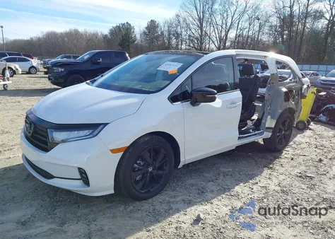 2024 Honda Odyssey Sport из США, поврежденный, VIN 5FNRL6H72RB024382